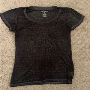 american eagle soft & sexy gray top!
